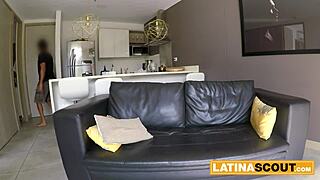 she takes deep anal in her tight ass and cums hard on the producer's cock