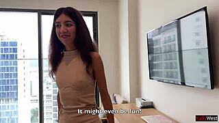 girl complains about noisy neighbor and gets involved