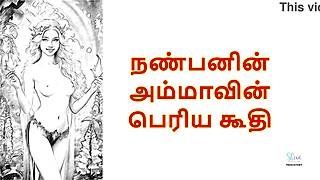 My friend's mother's big pussy evokes intense tamil audio emotions