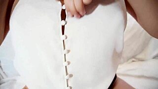 latina-asian big breast enjoys deep throat and begs for more