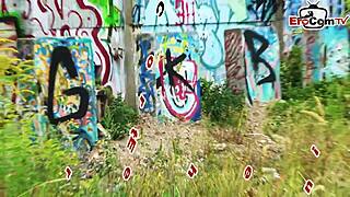 german latina milf fucked outdoors