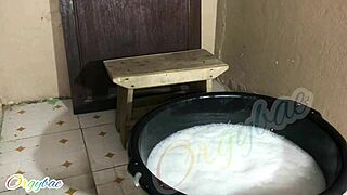 Suggestive Weekend Laundry Duties For The Housewife Part 2