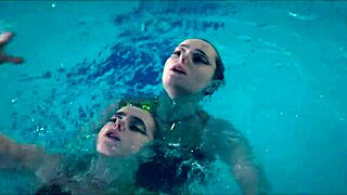 Blonde Sri Lankan Celebrity Olympo Clara Galle Pool Sports Compilation Part 2