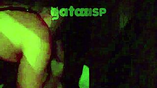 Hey, that casada gave it to the macho inside the car on the street while the corno drives