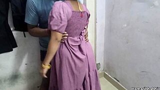 sexy indian bhabhi enjoys hard sex in gown