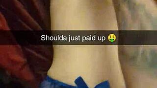 cheating cumslut richelle rose begs for creampie on real snapchat fuck