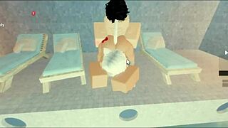 Intense Pool Doggystyle with Subscriber