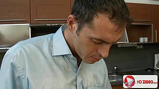 Latina slut deep throats cock and gets fucked in every hole!