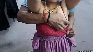 sexy indian bhabhi enjoys hard sex in gown