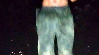 A mature woman interviews in the park