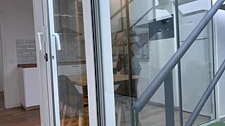 Latina chick lilly feels deep emotions while cleaning and getting big ass fucked