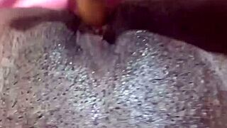 Homemade ebony solo masturbation