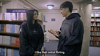 He met her at the library and fucked her hard!