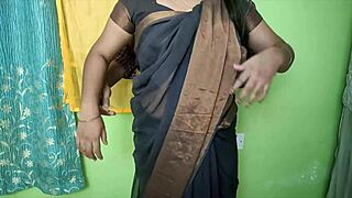 Horny Mallu wife indulges in naughty romance with her husband.