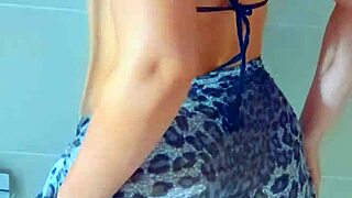 Beautiful Tanned Latina Girls Take A Shower After Beach