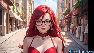 Redhead Teen 18+ Ai Girl Fucked And Ended With Bukkake