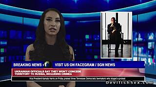 The wife sneaks oral sex with her husband's ex in a casual hookup