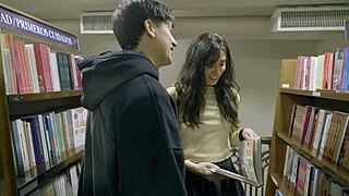 He met her at the library and fucked her hard!