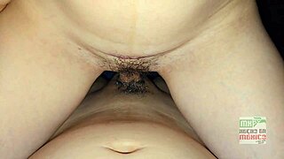 Amateur Mexican Milf Making Duckies on My Dick While Squirting Princess Juices and Riding