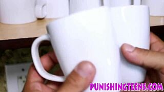 redhead teen's ass gets fucked rough after bdsm blowjob in hd 😈