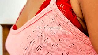 Indian step sister fucks step brother in quickie roleplay