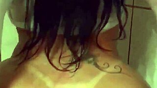 Angel Lima relaxes in bath while grooming