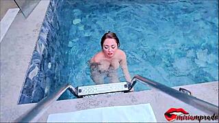 i'm squirting while masturbatin at the spa, miriam prado