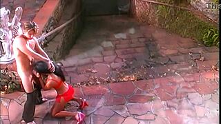 Skanky ethnic bitch takes anal fucking