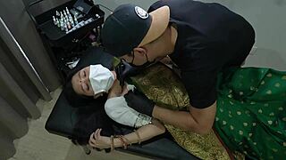 indian girl gettin tattoo, felt strong orgasm in pussy