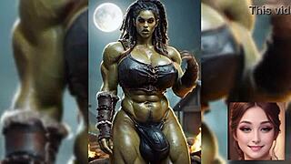 futanari with big futa cock ai