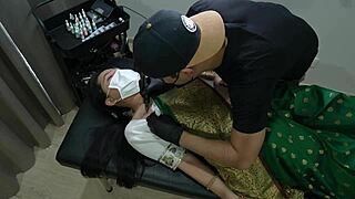 indian girl gettin tattoo, felt strong orgasm in pussy