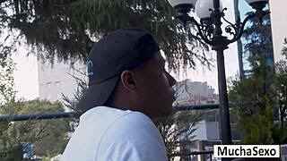 Latina loulou bonnet enjoys big black cock in fishnets.