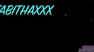 Submissive housewife tabithaxxx endures humiliating face fuck and facial to repay husband's debt.