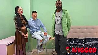 Vampirosa And Her Cuckold Boyfriend Agree To Fuck With A Black