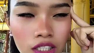 beauty shows off huge dildo speech