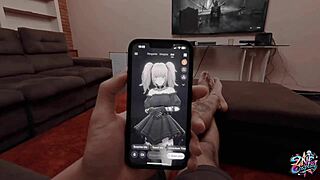 Ani Grok Cosplays With Amberzinha In Backstage Sex Scene Featuring Big Cock And Riding