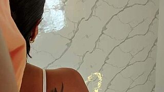 Pov stepson caught stepmom masturbating then fucked her and cum on ass powerfully!