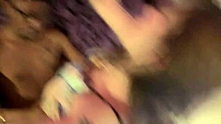 Tatted emo beauty takes back shots and submits