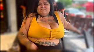 Mary Jhuana's Boyfriend Controls Her Dildo In Public Exhibition