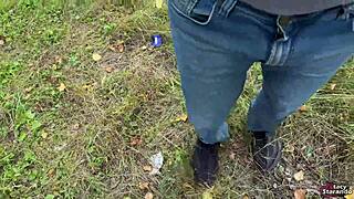 Social experiment xxx random guy licks my pussy outdoors