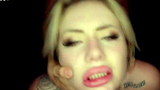 Amazing blonde slut, will you submit to my huge cock?