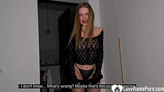 Busted Cheating Babe Still Wearing Her Plug From Last Night!