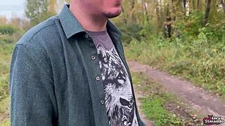 Social experiment xxx random guy licks my pussy outdoors