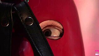 Brunette Ties Guy Up And Jumps On His Dick And Strapon