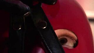 Brunette Ties Guy Up And Jumps On His Dick And Strapon