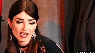 Natalie mars and another shemale fuck a guy