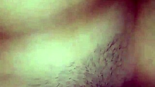 Cum splatters on hairy asian belly