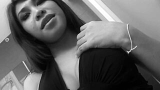 Dirty Asian Big Tits Tranny Ploy Cleans Up in Shower