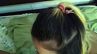 behind the scenes with cute teen after shower