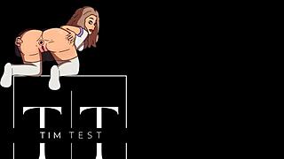 Cheeky Bitch Gets Rough Anal Fucking And Cum Facial